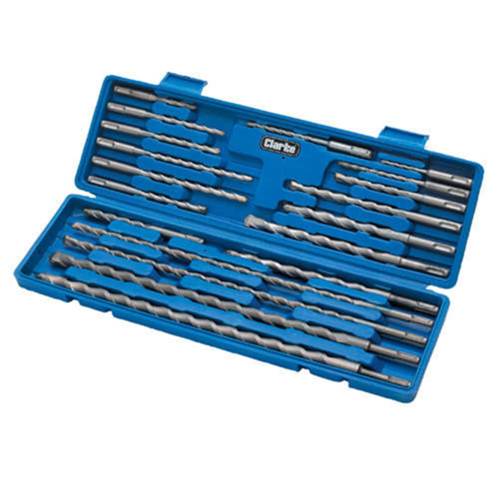 Clarke 1801566 Cht566 20 Piece Sds+ Tct Drill Bit Set