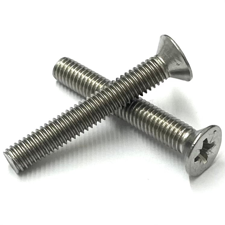 M5 Pozi Countersunk Screws A2 Stainless DIN965