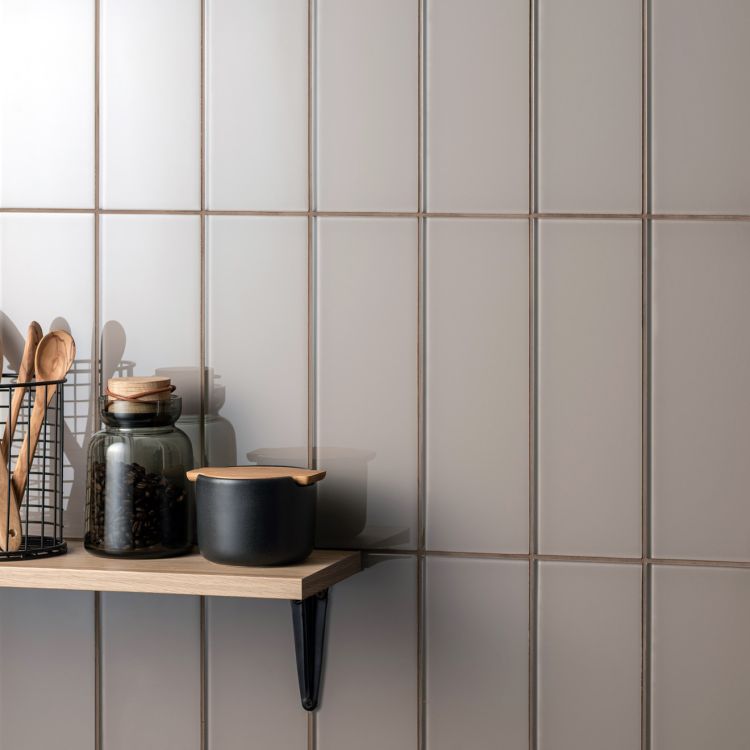 Original Style Glassworks Sala Clear Glass Tile 10x30cm