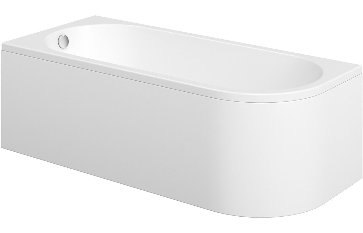 Trojan J Shape Bath 1500x750mm