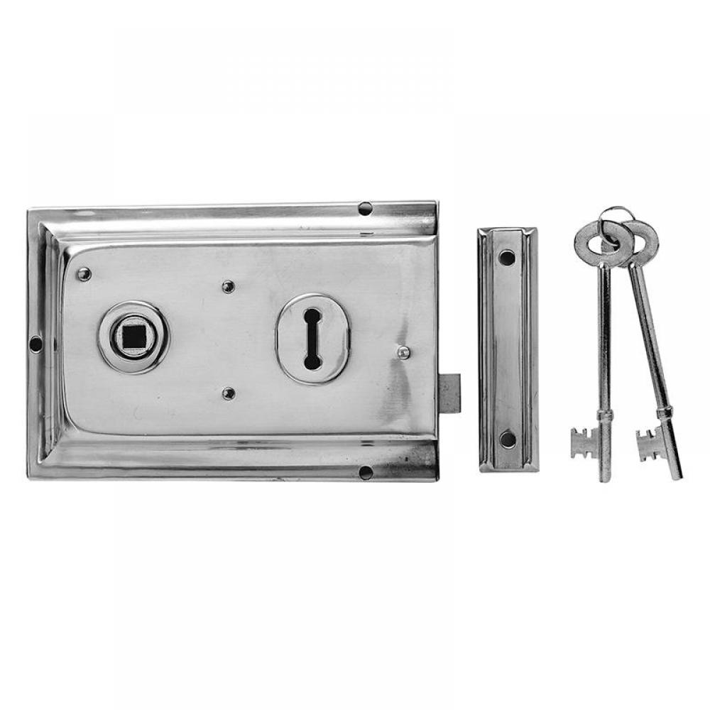 Yale Locks 60334305077 P334 Rim Lock Grey Finish 156 X 104Mm Visi