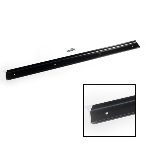 Centurion CJ184L Worktop Corner Joint Black Aluminium 630 x 40mm 6mm Radius