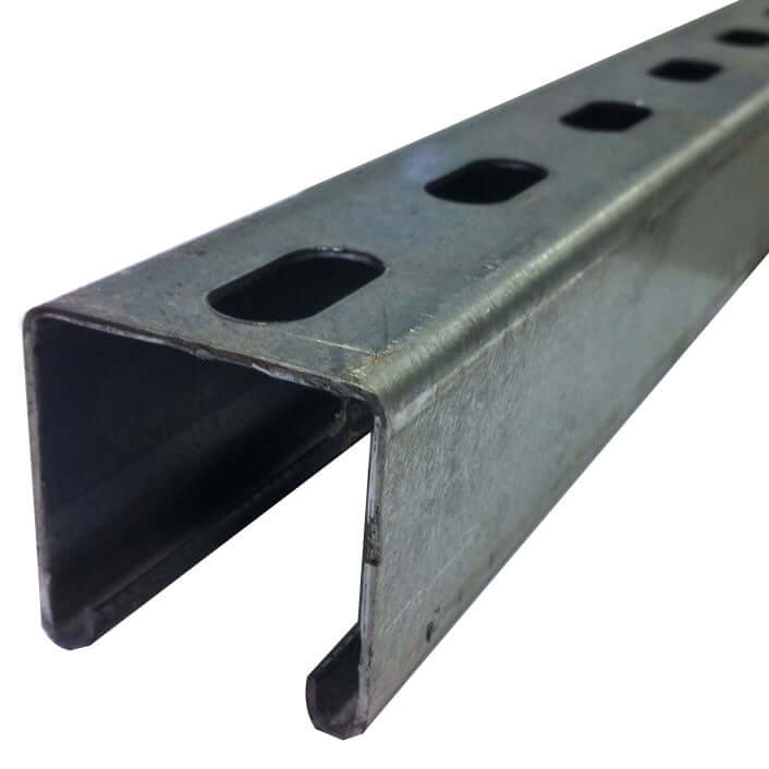 41x41x2.5mm Slotted Channel HDG 3000mm BS6946:1988