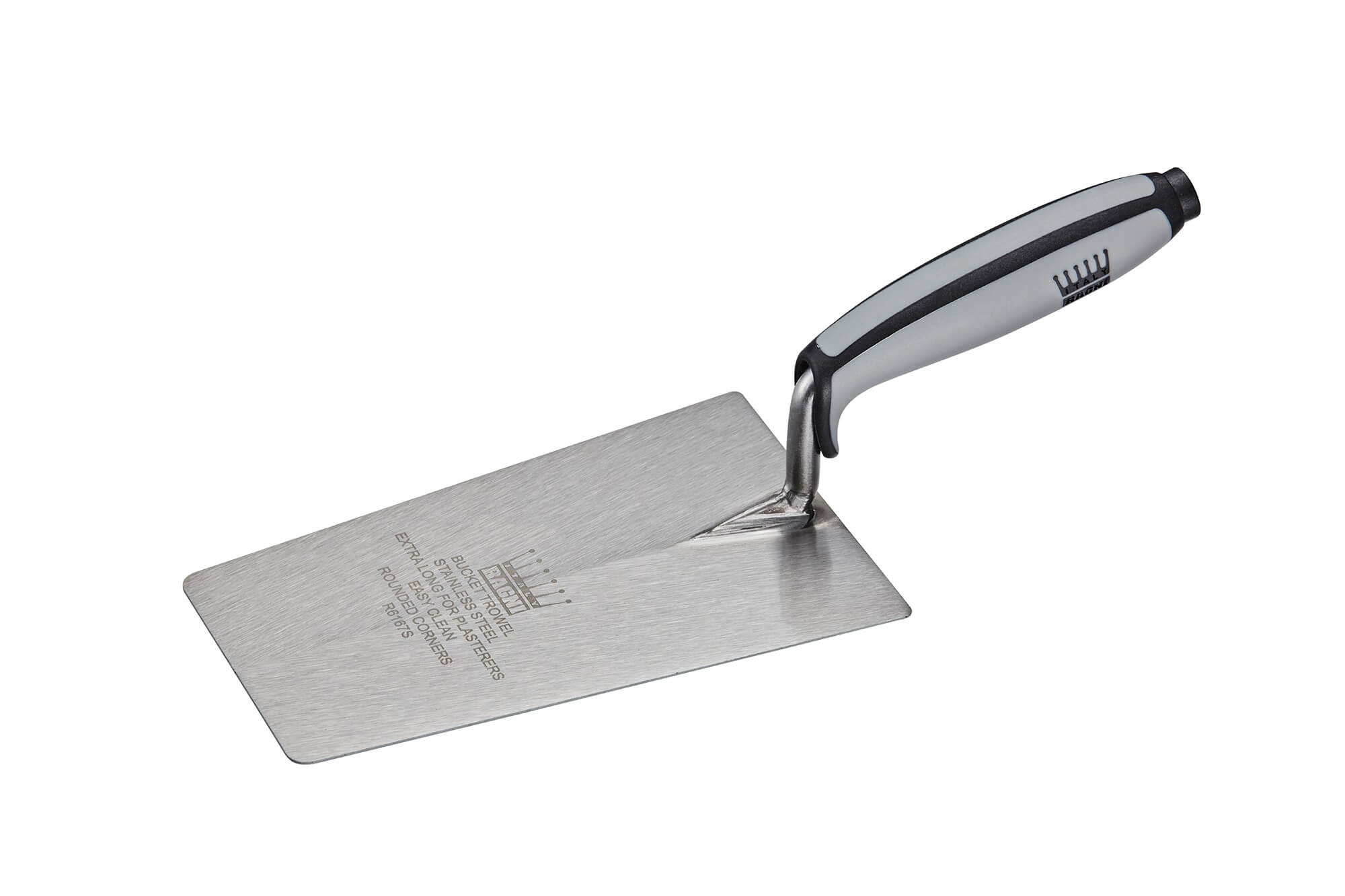 Ragni R6167S Stainless Steel 7in Plasterers Bucket Trowel
