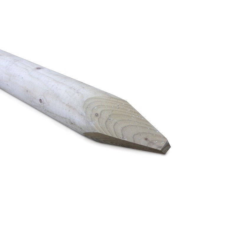 50mm Machined Round Post Pointed