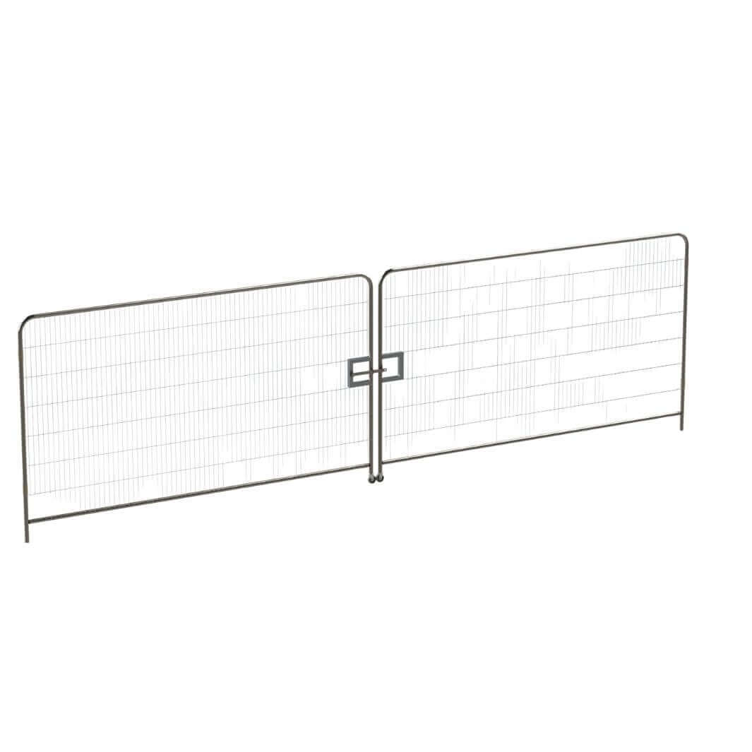 Temporary Fencing Anti-Climb Vehicle Gate
