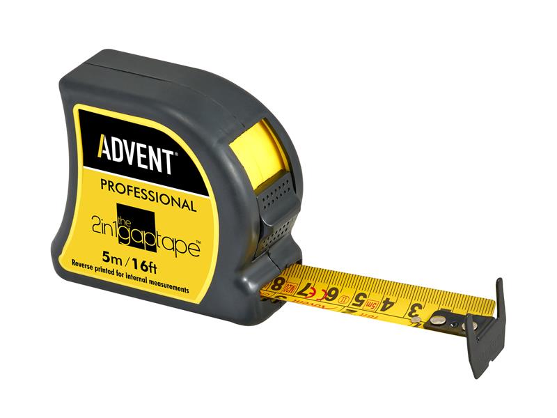 Advent AGT-5025 2-In-1 Double Sided Gap Pocket Tape 5M/16Ft (Width 25Mm)