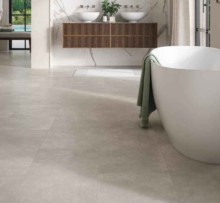 Concrete white Modern Hydron Oversize tile Stone texture