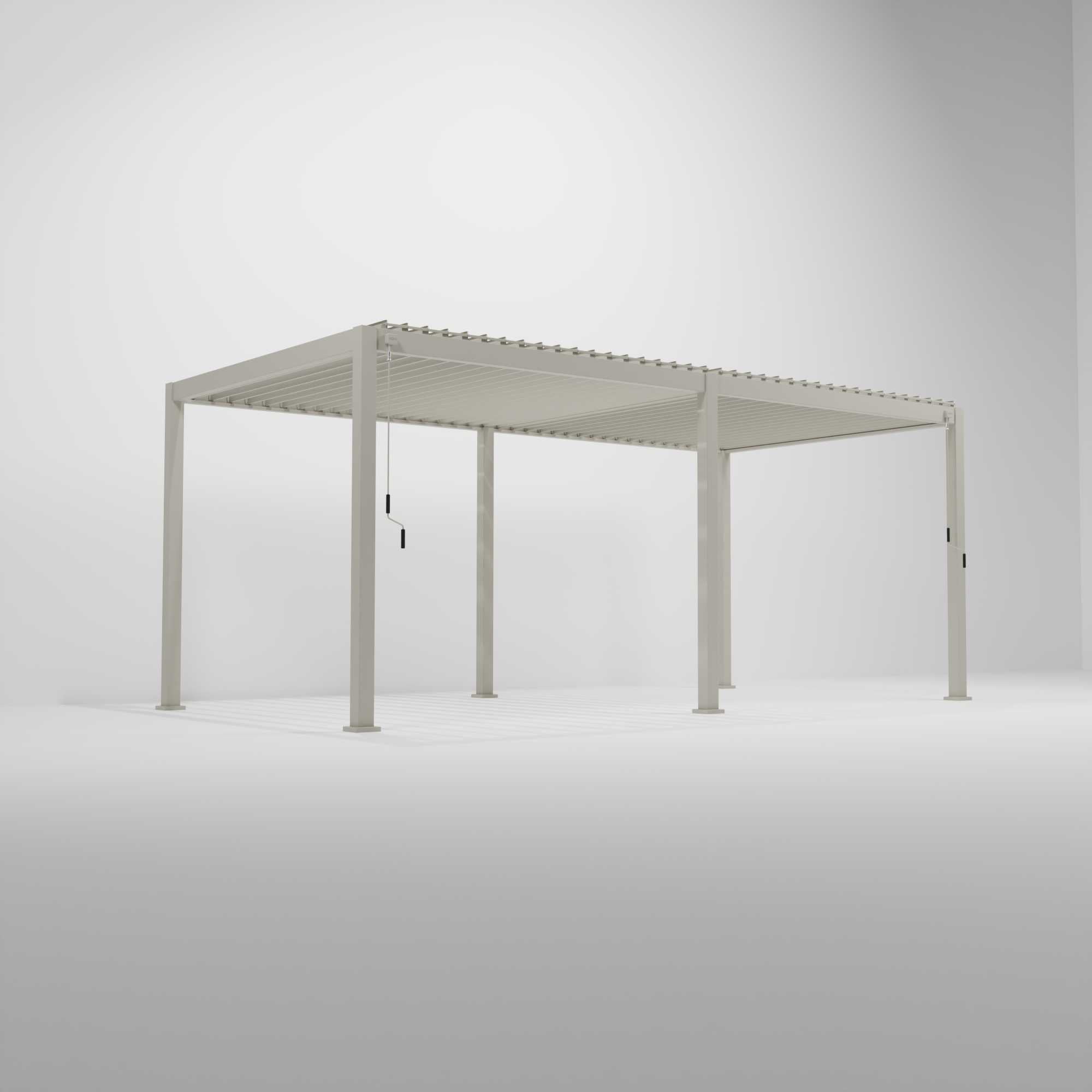 NOVA TITAN 6m x 3.6m Rectangular Pergola – Pebble (2026 Model)