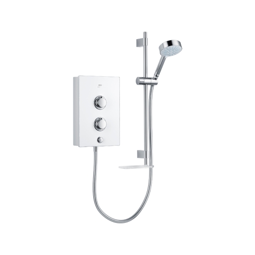Mira Decor 9.5Kw White Single Outlet Shower 1.1894.008