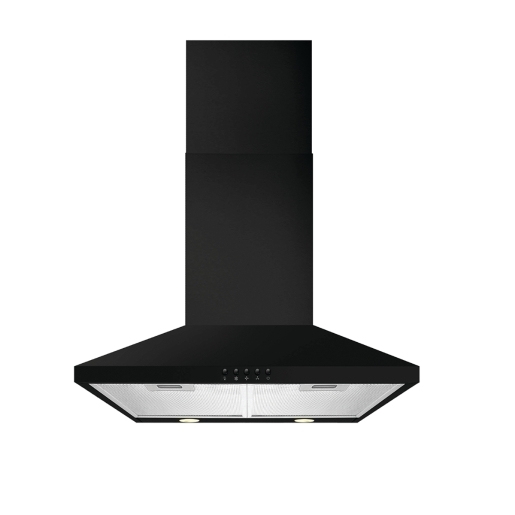 CDA ECH63BL 60cm Chimney Cooker Hood Black