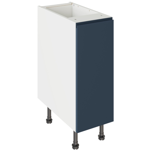 Flatpack 300 Base Kitchen Cabinet J-Pull Shaker Ultra Matt Indigo Blue