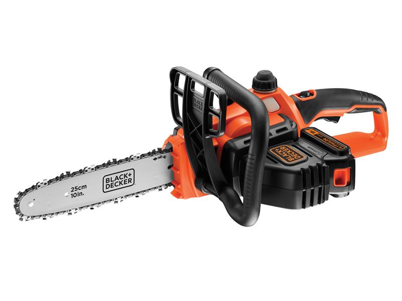 Black + Decker GKC1825L20-GB Gkc1825L20 Cordless Chainsaw 25Cm Bar 18V 1 X 2.0Ah Li-Ion