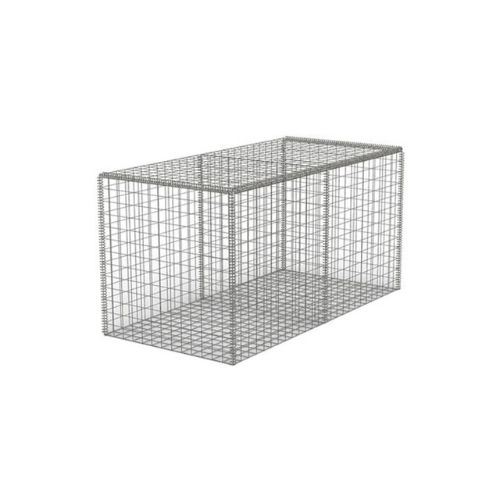 3mm Welded Wire Mesh Gabion Baskets - 2000mm x 1000mm x 1000mm Galvanised