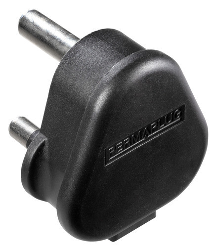 15A Hd Rnd Pin Plug Black HDPT15B-01