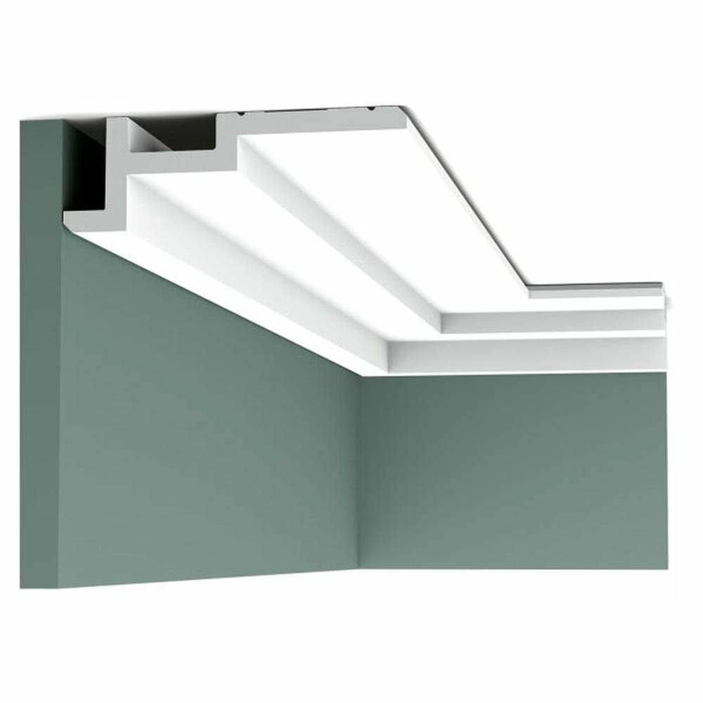 C396 Plastic Coving 200cm x 6cm x 18.5cm