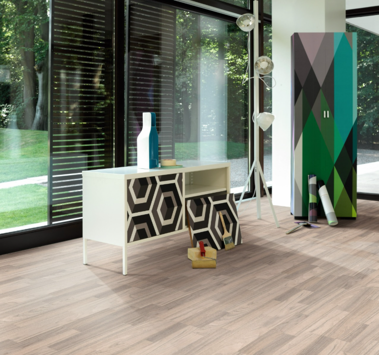 Ocean-Teak- Countryside Basic 400, Wide plank, Matt-finish texture