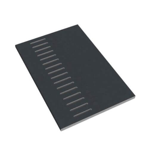 225mm Anthracite Grey Woodgrain Vented Soffit Board - 10mm x 5mtr