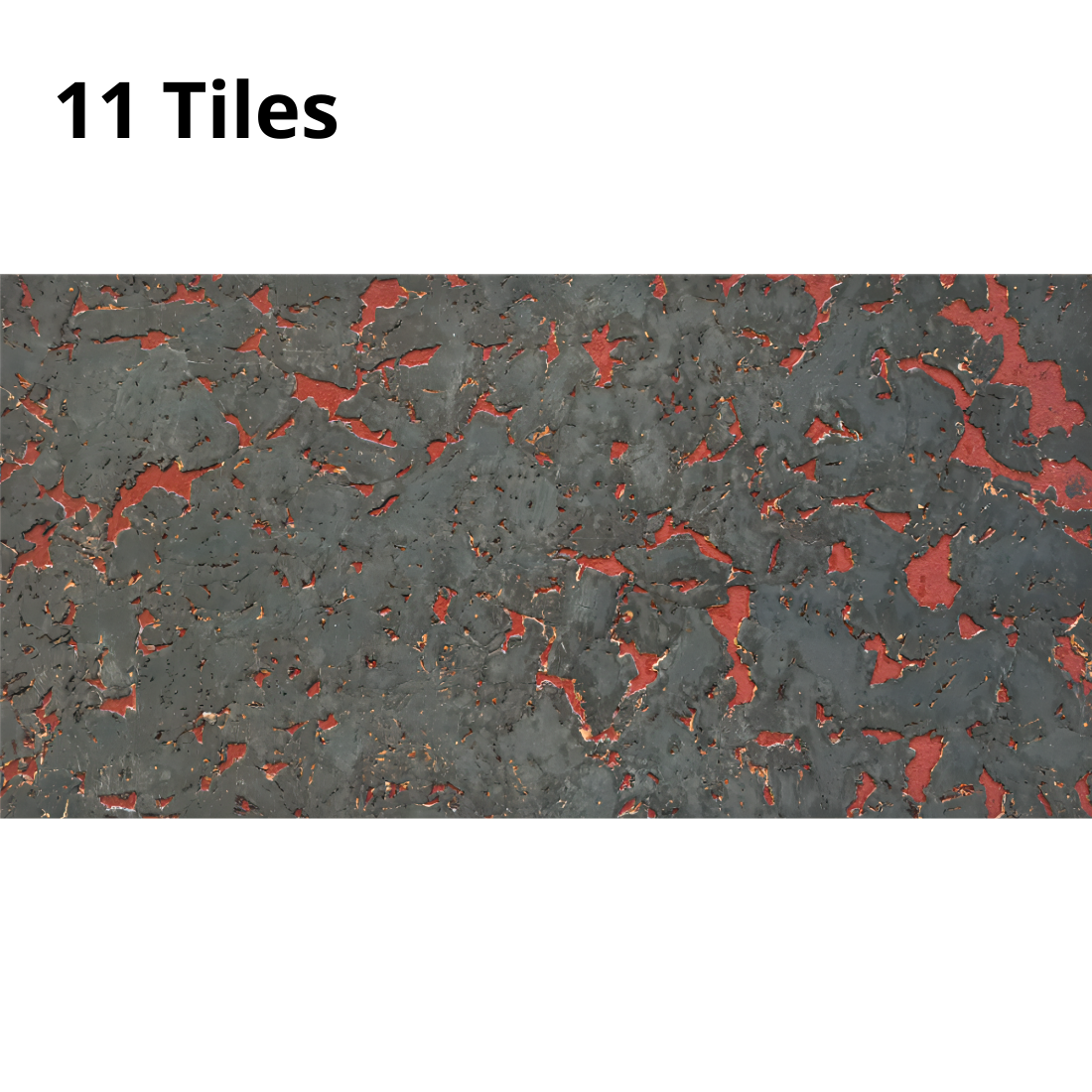 Decorative Cork Wall Tiles - Magma - 1 Pack - 1.98m2 (21.31sqft)