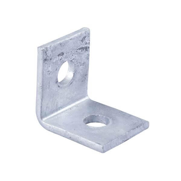 Right Angle 2 Hole Bracket 48 X 50 HDG