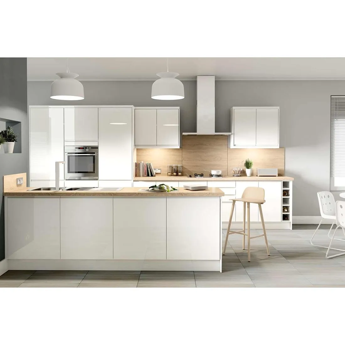 4 Drawer Capri White 500
