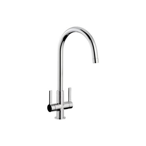 Abode Metix Dual Lever Flow Restricted Monobloc Tap Chrome