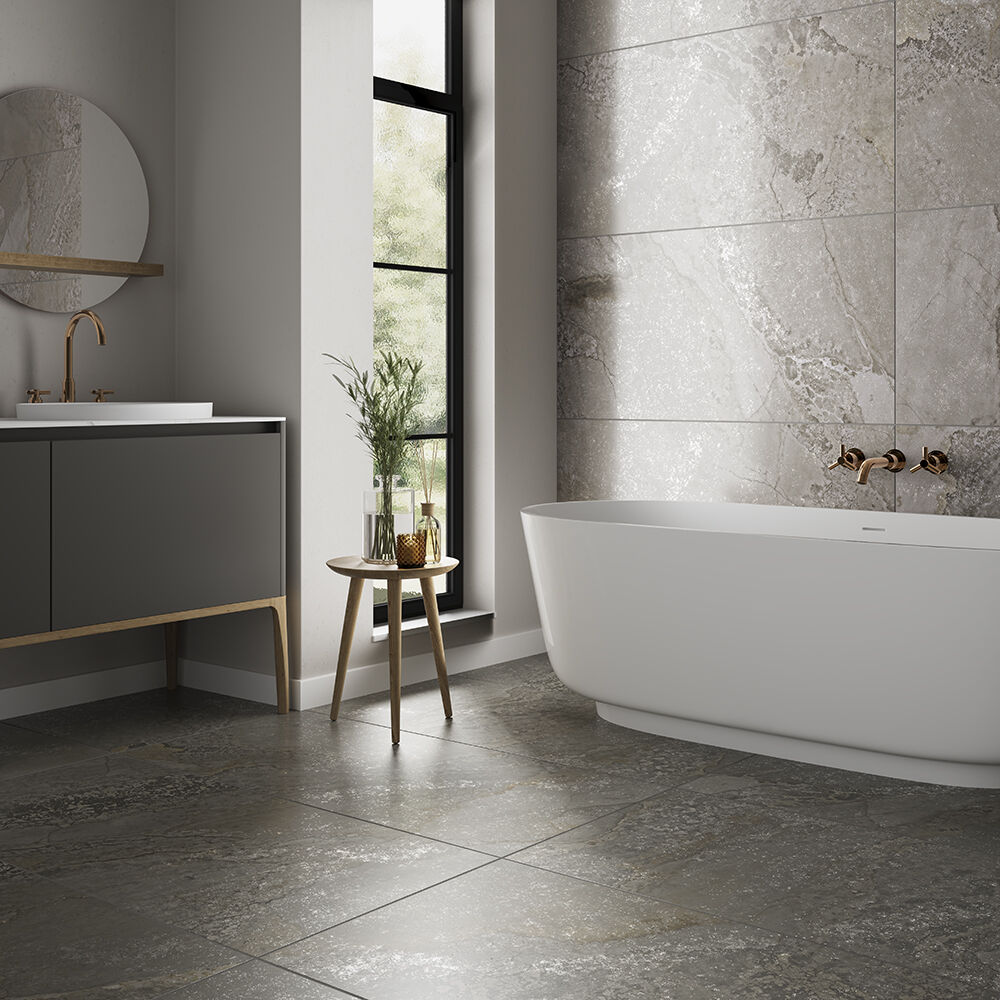 Planet Grey Glazed Polished Porcelain 1198x598mm