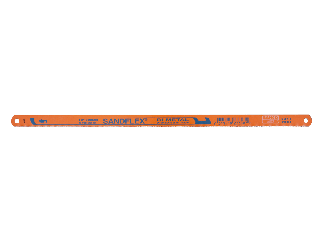 Bahco 3906 Sandflex® Hacksaw Blades 300mm (12in) x 32 TPI (Pack 2) 3906-300-32-2P