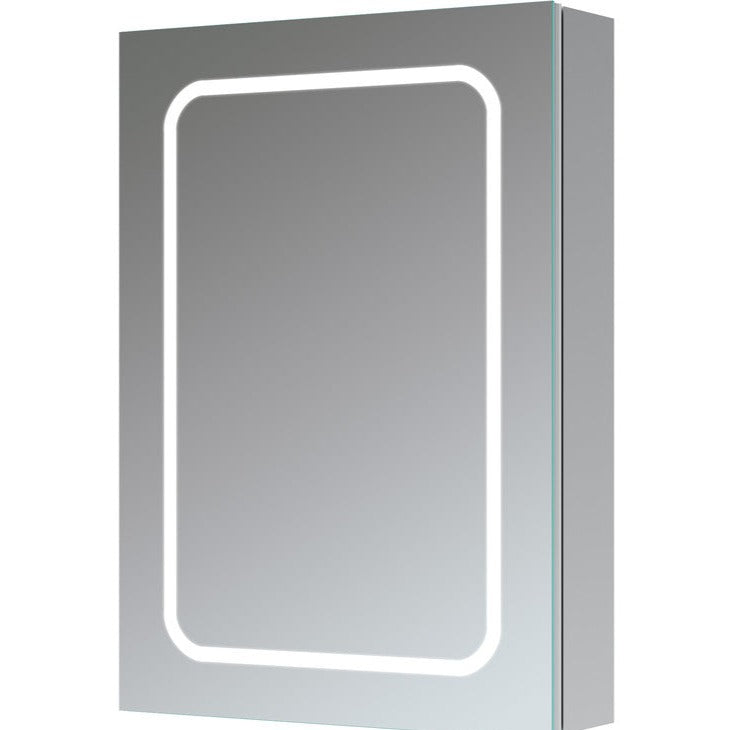 Rika 500mm 1 Door Front-Lit LED Mirror Cabinet