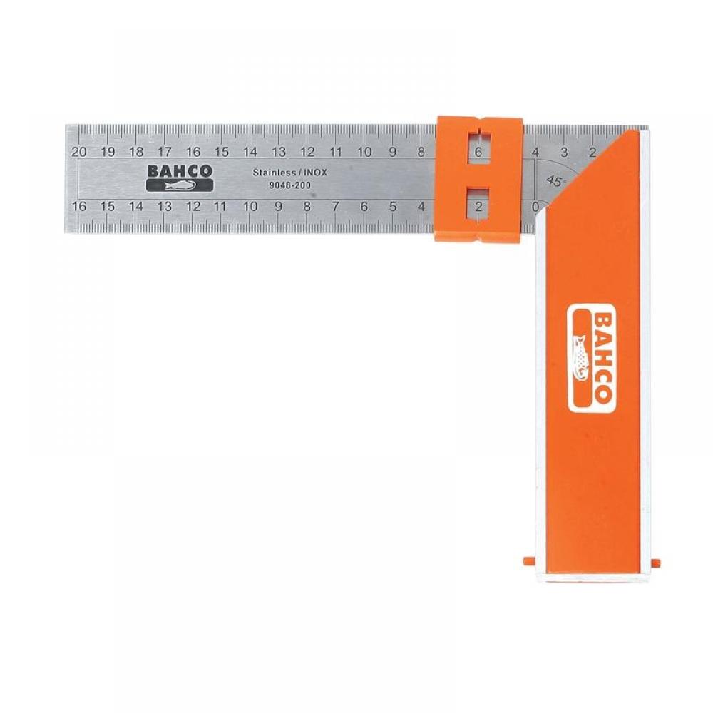 Bahco 9048-200 9048-200 Aluminium Block & Steel Try Square 200Mm (8In)