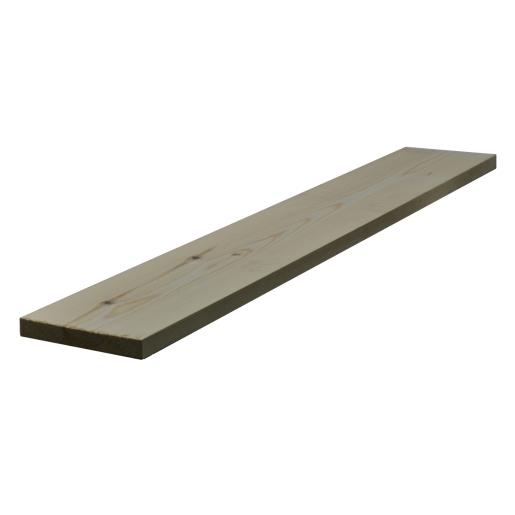 Metsa Brown Redwood Planed Square Edge 5Th, 25x150mm