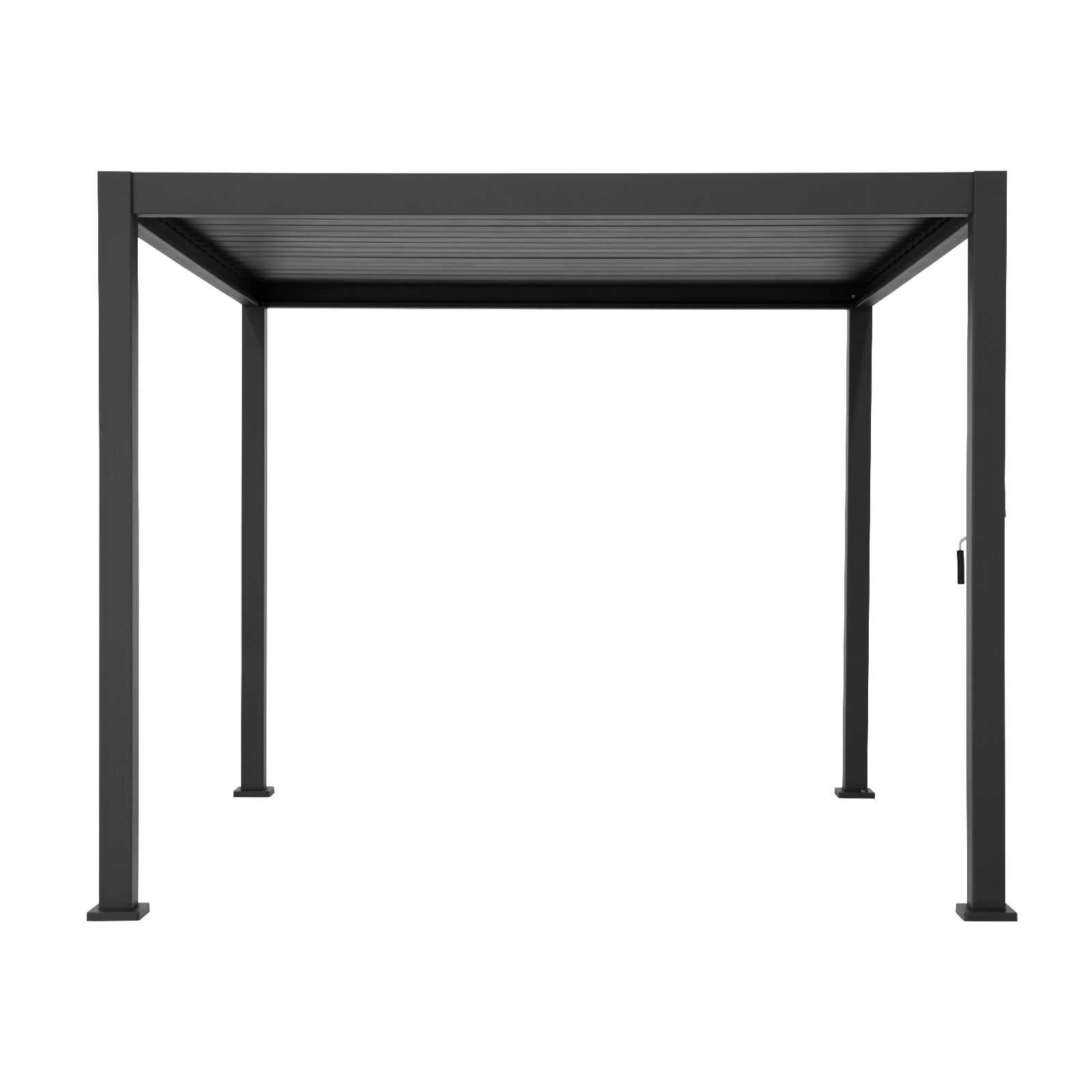 NOVA TITAN 2.4m x 2.4m Square Pergola – Grey (2026 Model)