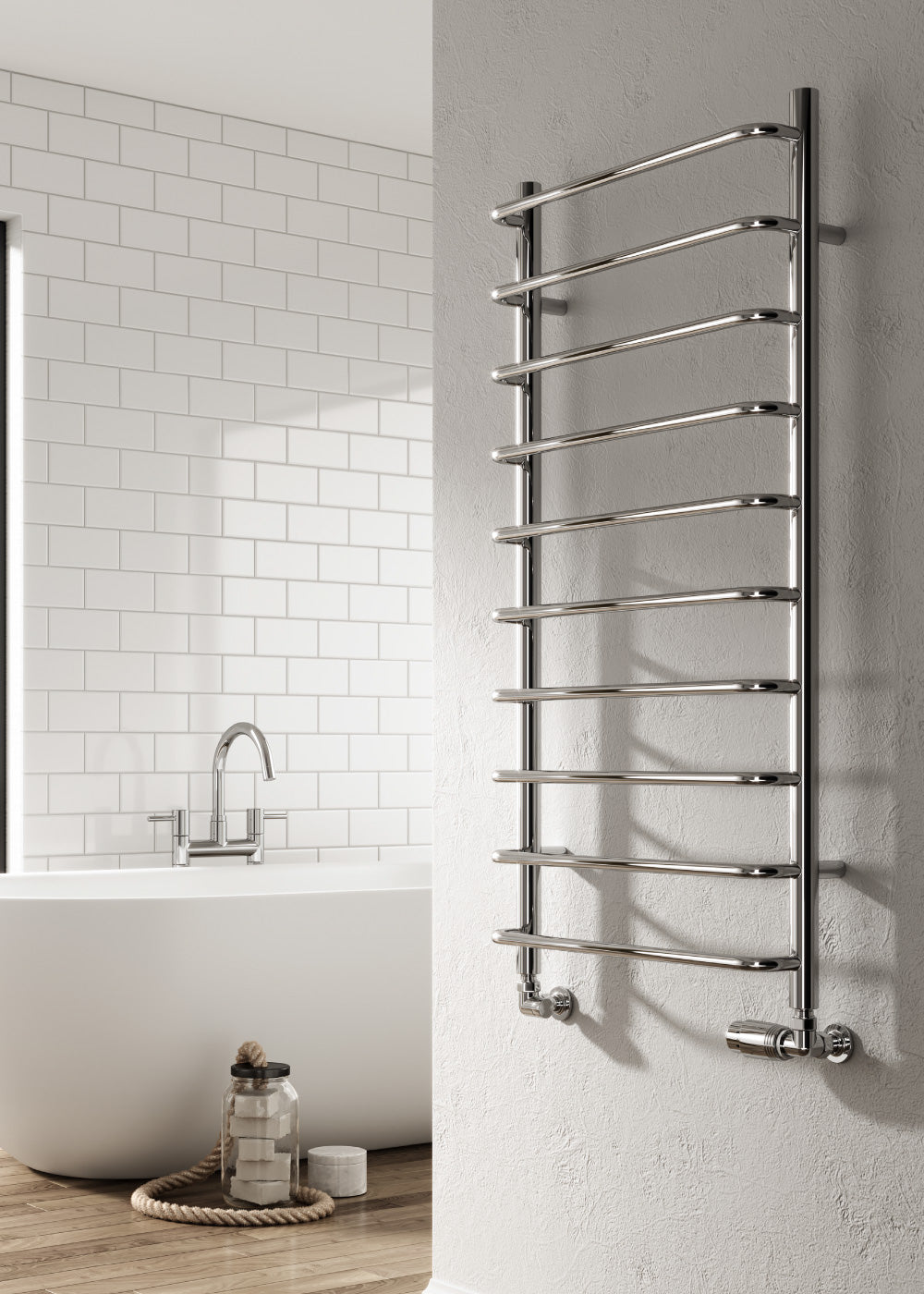 Reina Aliano - Chrome Electric Towel Radiator