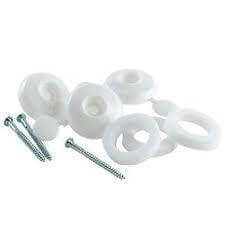 PolyX Fixing Buttons - for 25mm Polycarbonate Sheets White - Box of 10