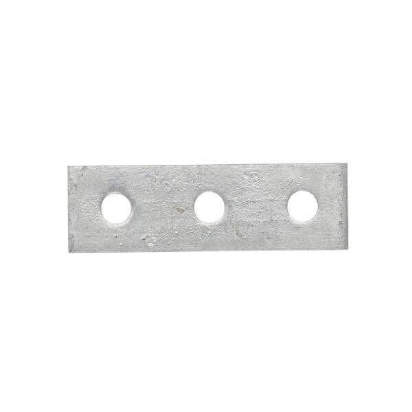 Flat Plate 3 Hole Bracket 40 X 126 HDG