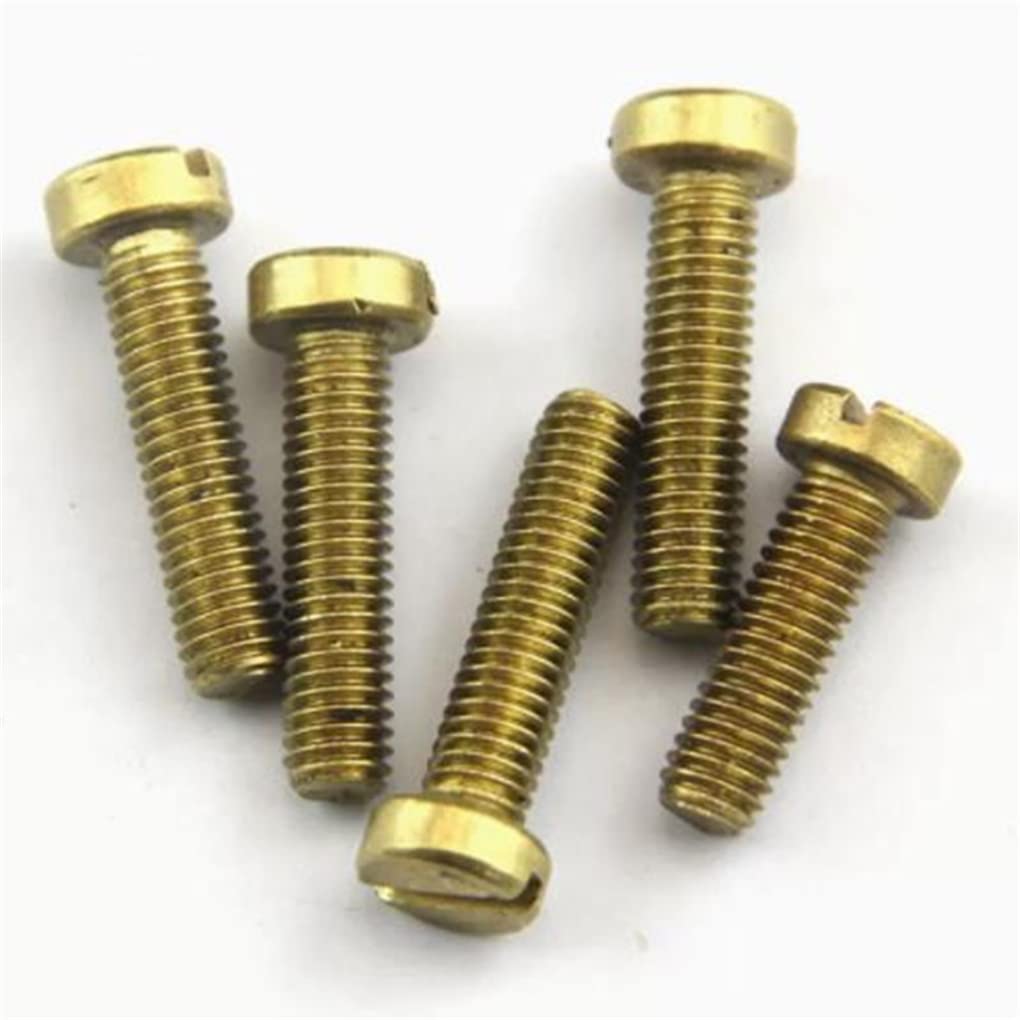 M2 Brass Slot Cheese Screw DIN84