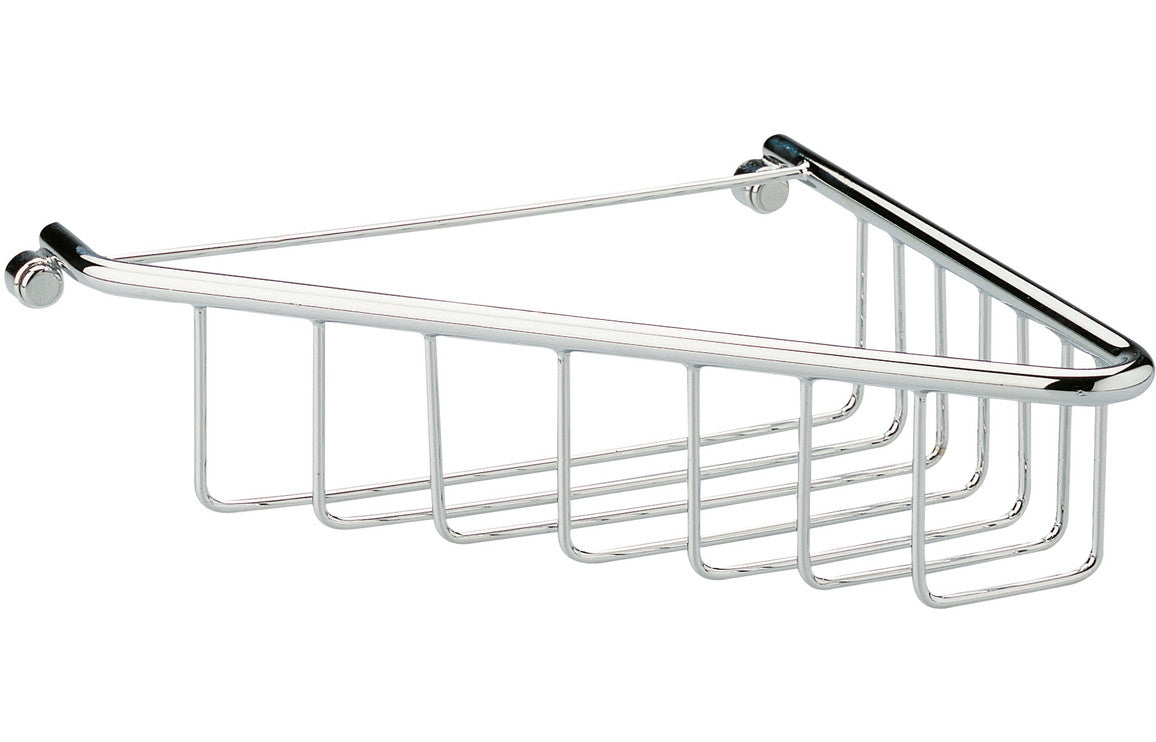 Penelope 1-Tier Corner Shower Caddy - Chrome