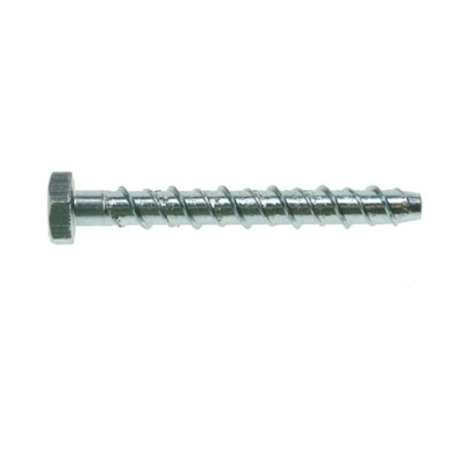 4Trade Anchor Bolt Hexagon Head M10 x 100mm Zinc Clear Pass