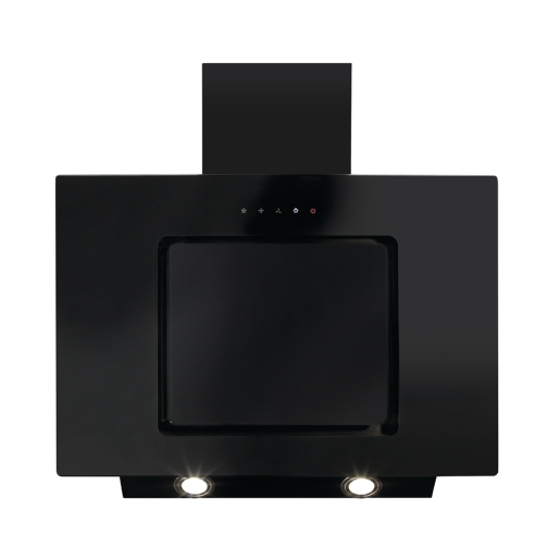 CDA EVA70BL 70cm Angled Cooker Hood Black