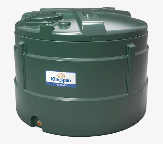 2500L Vertical Kingspan EcoSafe Bunded Oil Tank | ESV2500