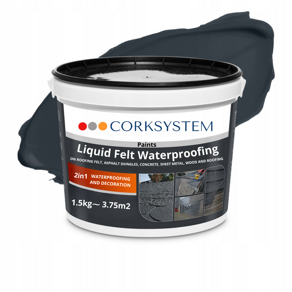 Liquid Roof Membrane - Anthracite - 4kg - Durable and Waterproof Protection