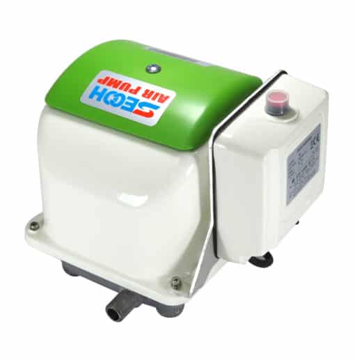 Secoh JDK-80AL Linear Diaphragm Compressor with Low Pressure Alarm Box