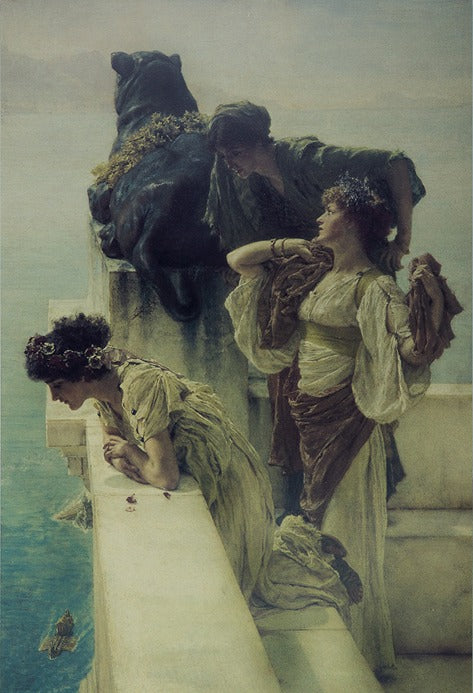 Original Style Artworks Alma-Tadema: A Coign Of Vantage Masterpiece Tile