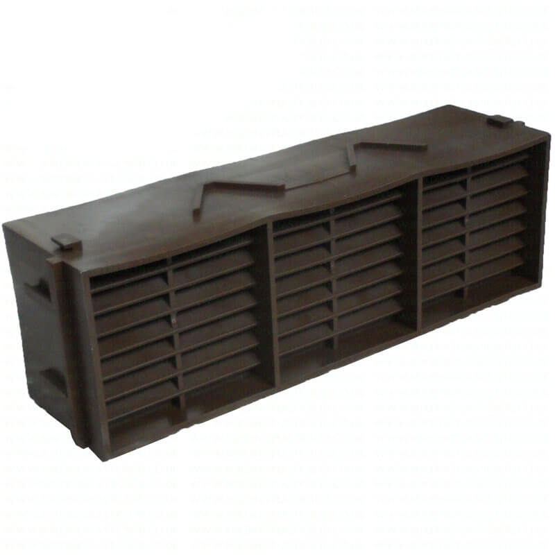 Subfloor Ventilation Airbrick - 9" x 3" Brown