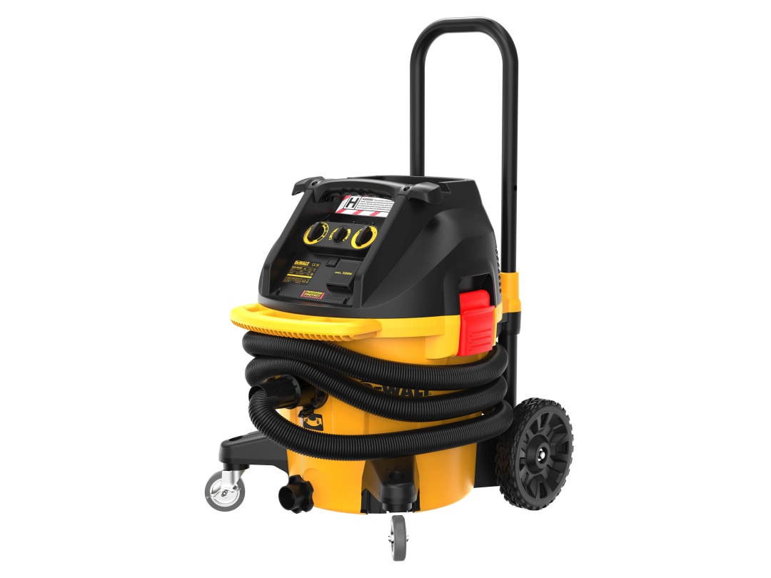 DEWALT Power Tools DWV905H H-Class Dust Extractor 38 litre 1400W 240V DWV905H-GB