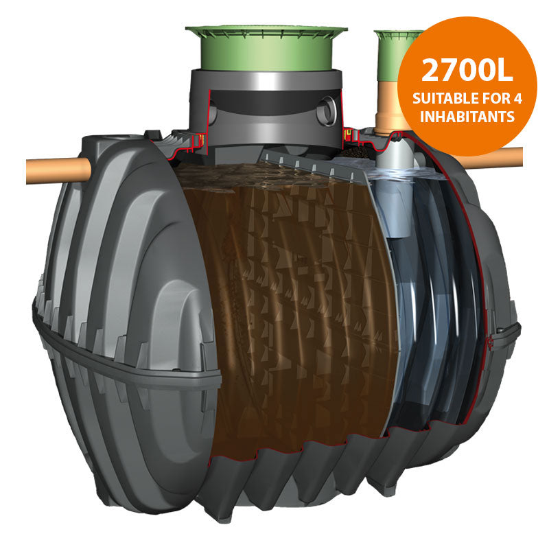 GRAF Carat Septic Tank 2700L 4PE | G50076