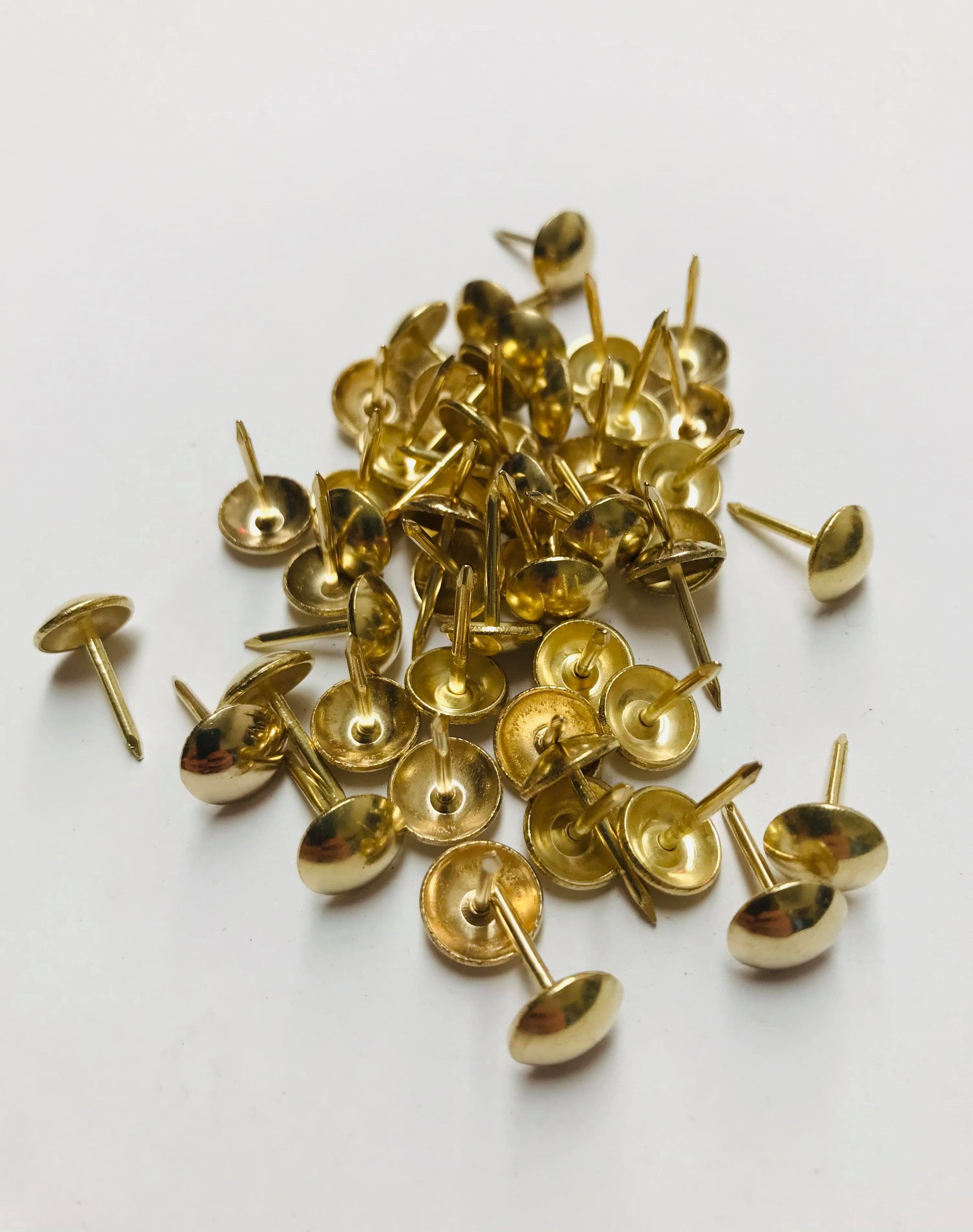 9.5mm BRASS / GOLD Loose Decorative Studs