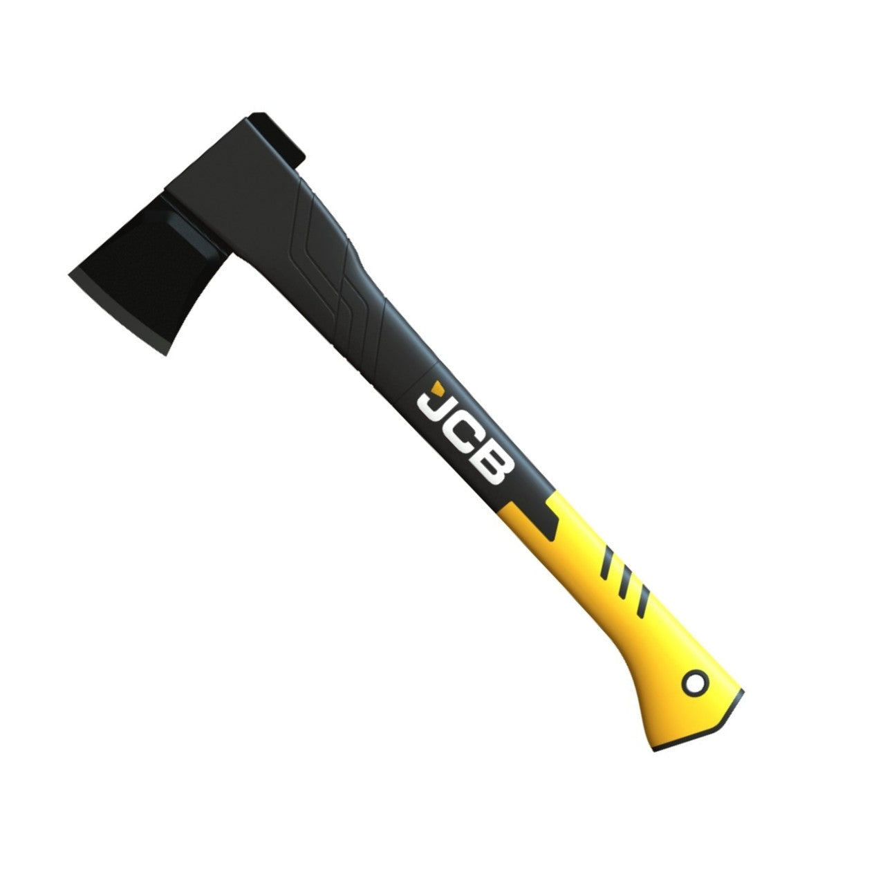JCB Splitting Axe, 20” (50cm) Reinforced Fiberglass Handle, Ergonomic Anti-Slip Grip, Protective Sheath Included | JCBAXE02