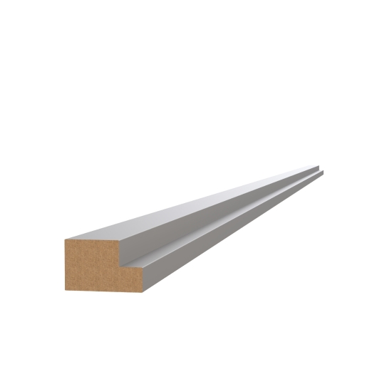 Modern Cornice or Pelmet for J-Pull Ultra Matt Dust Grey 2745mm - FKKJ0824