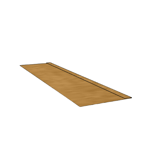 Copper Soffit Flat Profile Length - 175mm x 2.4mtr